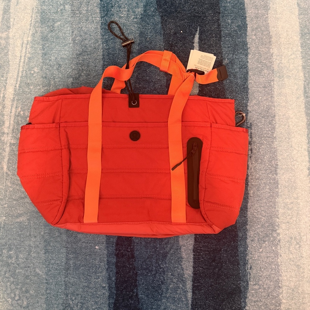 Lululemon dash all day duffel orange, NWT